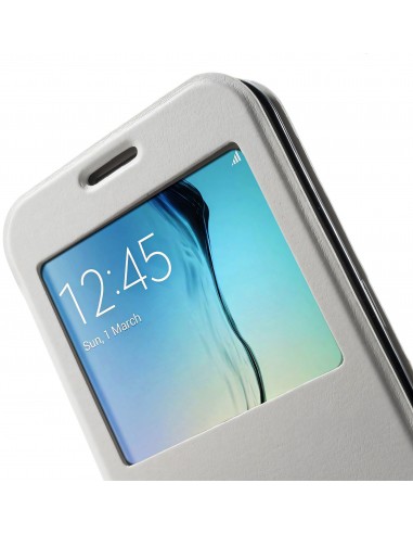Etui Galaxy S6 Edge Slide avec fenetre