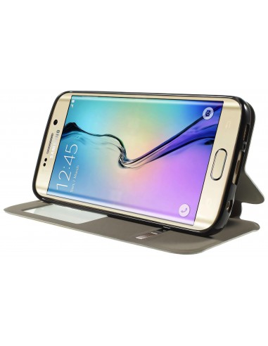 Etui Galaxy S6 Edge Slide avec fenetre