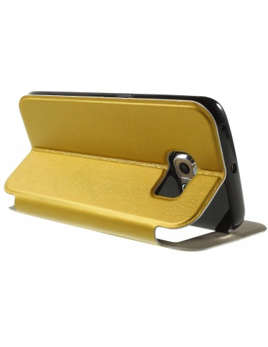 Etui Galaxy S6 Edge Slide avec fenetre