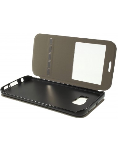 Etui Galaxy S6 Edge Slide avec fenetre