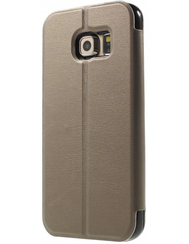 Etui Galaxy S6 Edge Slide avec fenetre