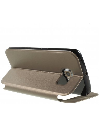 Etui Galaxy S6 Edge Slide avec fenetre