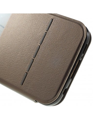 Etui Galaxy S6 Edge Slide avec fenetre