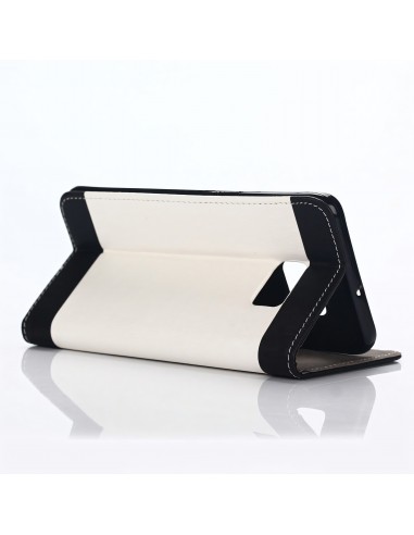 Etui Galaxy S6 Edge Plus Cuir Bi-Couleur