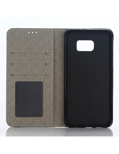 Etui Galaxy S6 Edge Plus Cuir Bi-Couleur