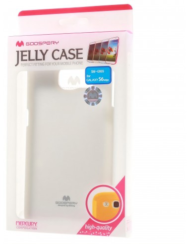 Coque Galaxy S6 Edge Silicone Gel Mercury