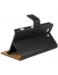 Etui Xperia Z3 Compact Split Cuir Noir Etui Xperia Z3 Compact Split Cuir Noir