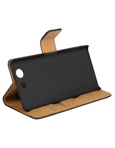 Etui Xperia Z3 Compact Split Cuir Noir Etui Xperia Z3 Compact Split Cuir Noir