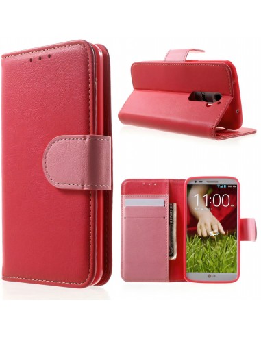 Etui LG G2 Simili Cuir Litchi