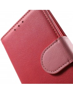 Etui LG G2 Simili Cuir Litchi Rouge Etui LG G2 Simili Cuir Litchi Rouge