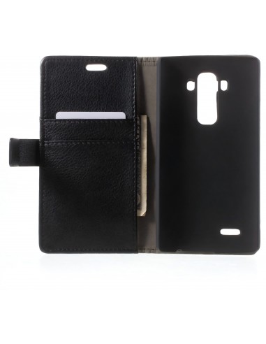 Etui LG G4 simili cuir Litchi