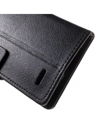 Etui LG G4 simili cuir Litchi