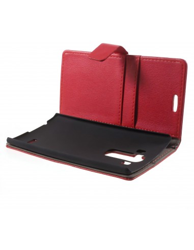 Etui LG G4 simili cuir Litchi