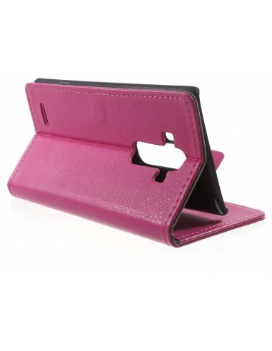 Etui LG G4 simili cuir Litchi