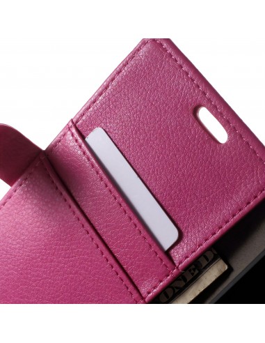 Etui LG G4 simili cuir Litchi