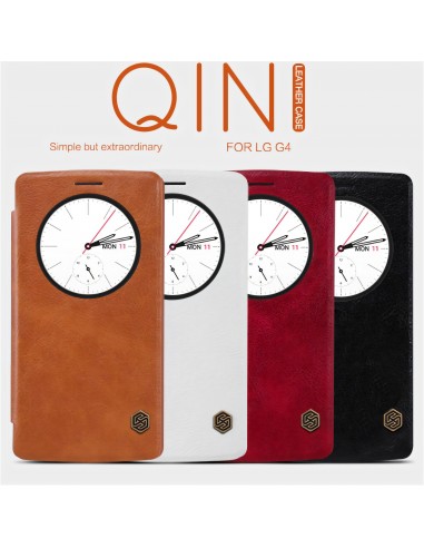 Etui LG G4 Cuir Nillkin avec fenetre