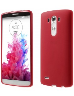 Coque LG G3 Matte Rouge Coque LG G3 Matte Rouge