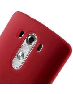 Coque LG G3 Matte Rouge Coque LG G3 Matte Rouge