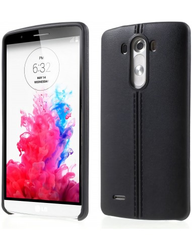 Coque LG G3 Silicone Aspect cuir