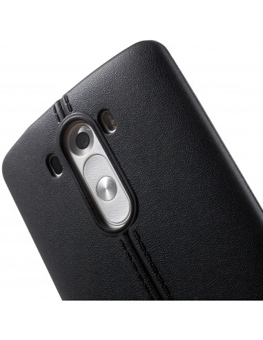 Coque LG G3 Silicone Aspect cuir
