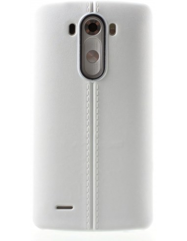 Coque LG G3 Silicone Aspect cuir