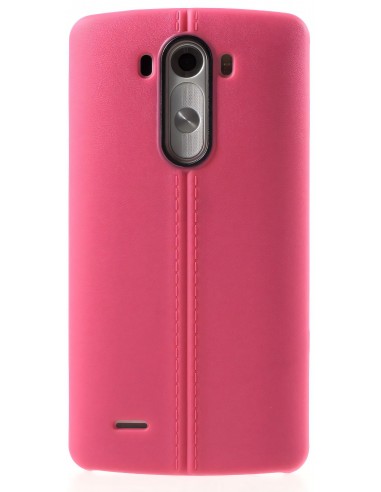 Coque LG G3 Silicone Aspect cuir