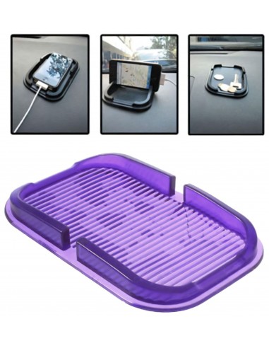 Support silicone multifonction pour tableau de bord