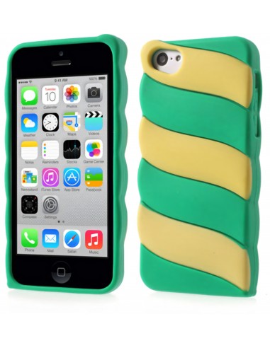 Coque Iphone 5c fantaisie - silicone 