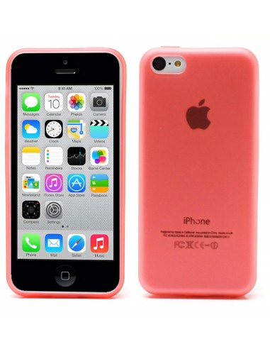 Coque Iphone 5C Ultrafine , silicone et Matte avec plug anti-poussière