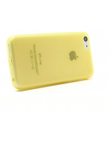 Coque Iphone 5C Ultrafine , silicone et Matte avec plug anti-poussière