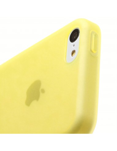 Coque Iphone 5C Ultrafine , silicone et Matte avec plug anti-poussière