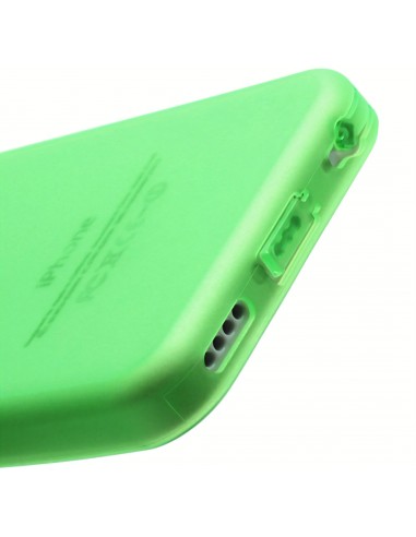 Coque Iphone 5C Ultrafine , silicone et Matte avec plug anti-poussière