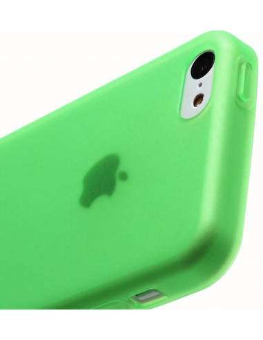 Coque Iphone 5C Ultrafine , silicone et Matte avec plug anti-poussière