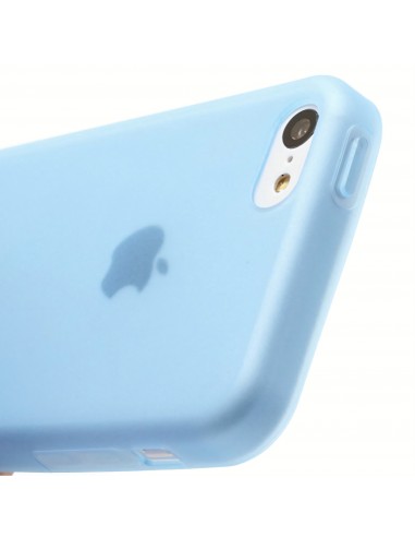 Coque Iphone 5C Ultrafine , silicone et Matte avec plug anti-poussière
