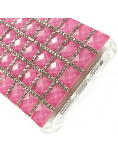 Coque Iphone 5S et 5 fantaisie Bouteille de Parfum Diamant avec chaine