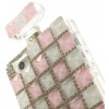 Coque Iphone 5S et 5 fantaisie Bouteille de Parfum Diamant avec chaine