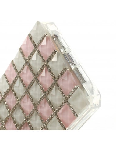 Coque Iphone 5S et 5 fantaisie Bouteille de Parfum Diamant avec chaine