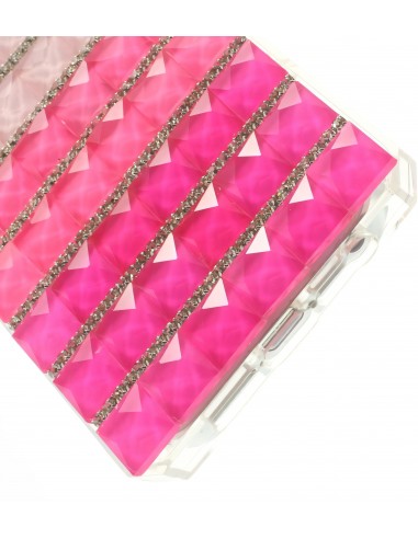 Coque Iphone 5S et 5 fantaisie Bouteille de Parfum Diamant avec chaine