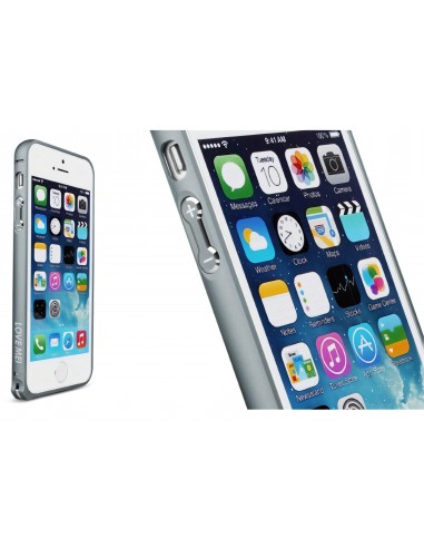 Bumper Iphone 5S et 5 Acier arrondi Love Mei
