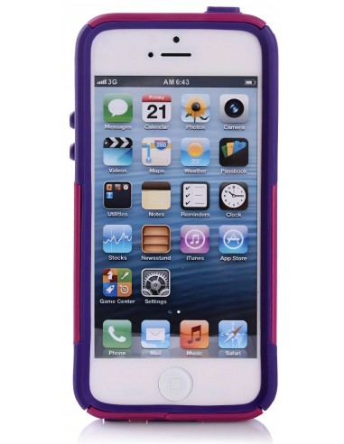 Coque Iphone 5S et 5 Silicone Hybrid résistante