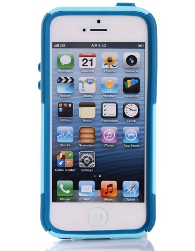 Coque Iphone 5S et 5 Silicone Hybrid résistante