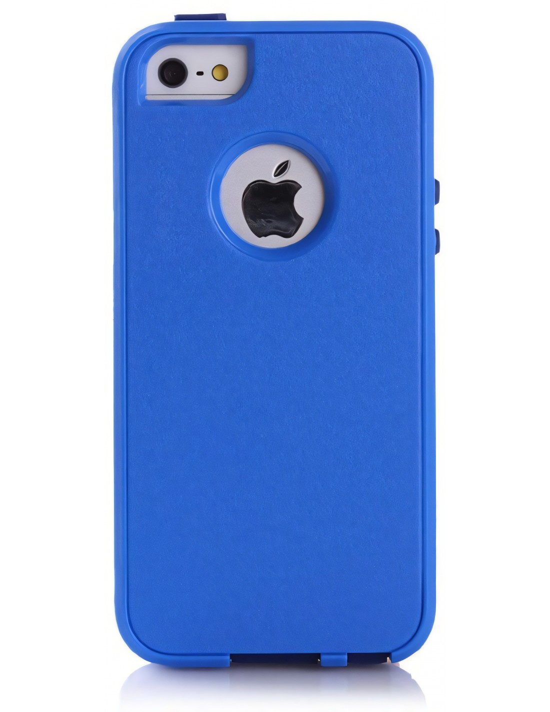 Coque Apple iPhone 5S et 5 Silicone Hybrid résistante Bleu foncé