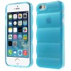 Coque iPhone 5S et 5 Silicone Design Body Armor Bleu