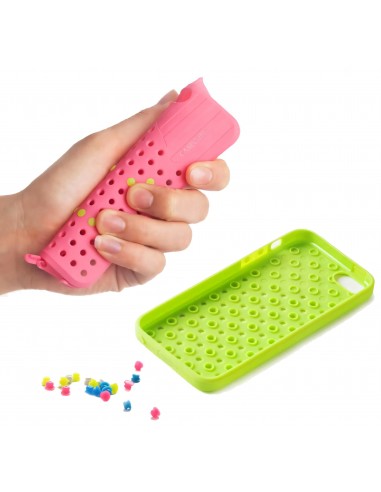 Coque Iphone 5S et 5 Fantaisie Silicone Points colorés