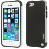 Coque iPhone 5S et 5 Fantaisie Silicone Multicolor Noir