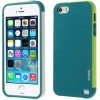 Coque iPhone 5S et 5 Fantaisie Silicone Multicolor Bleu