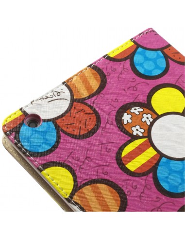 Etui iPad mini et iPad mini 2 Fleurs en couleur