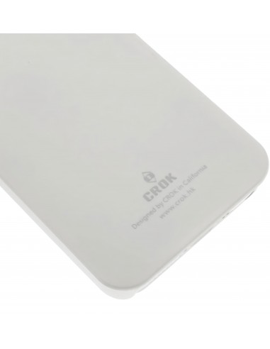 Coque Iphone 5 5s Silicone avec écran protecteur Crok Glossy 