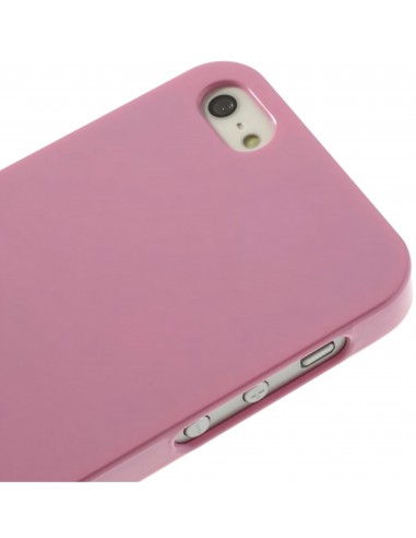 Coque Iphone 5 5s Silicone avec écran protecteur Crok Glossy 