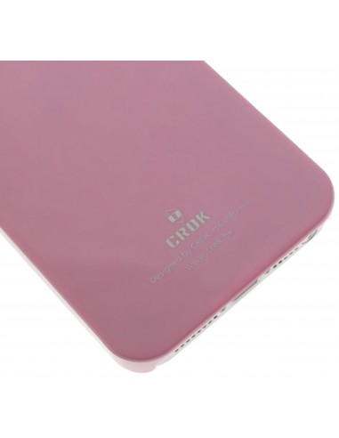 Coque Iphone 5 5s Silicone avec écran protecteur Crok Glossy 